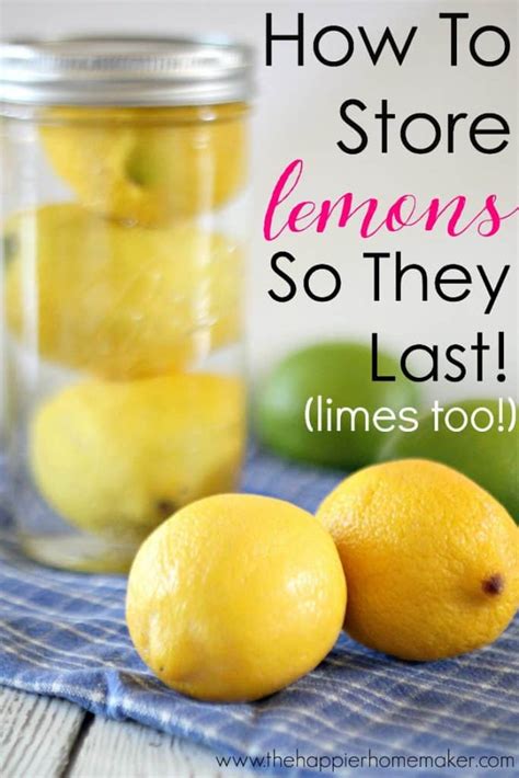 Apr 22, 2020 · Place lemons in a freezer-safe bag. Remove as much air as possible before sealing. Store in the freezer for three to four months. To thaw, just let them sit in cold water for about 15 minutes OR zap them in the microwave for a few seconds. Find out the best way to store lemons so they last for a month. 